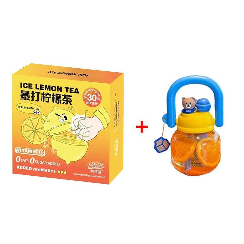 LICKZ JUICE Ice Lemon Tea Beverage Concentrate - BUNDLE 30 Sachets