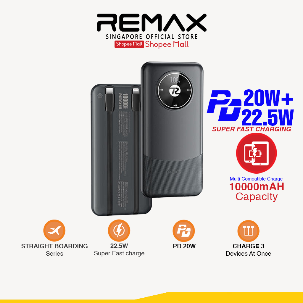 CCC Certified] RPP-37/RPP-38 10000mAh/20000mAh 20W+22.5W Dual Fast