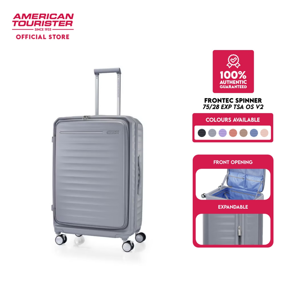 American Tourister Frontec Spinner 75/28 EXP TSA OS V2 | Shopee