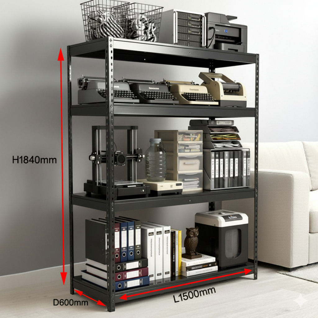 Boltless Rack & Shelf, Durable, Metal Frame Storage Shelves ( for ...