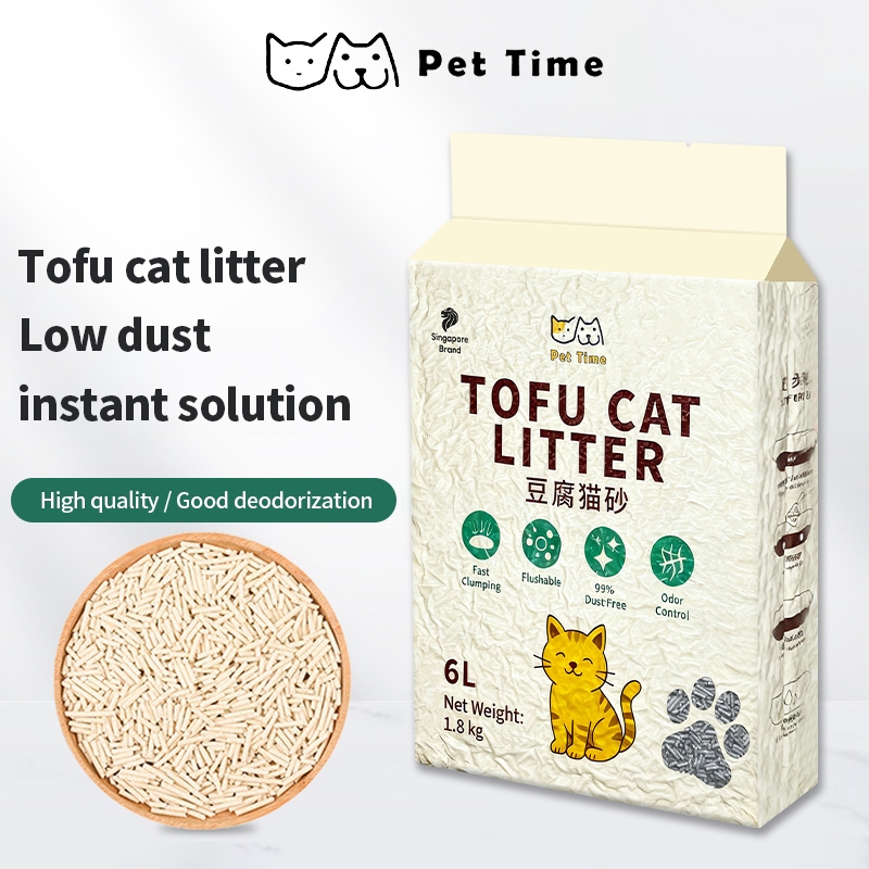Tofu Cat Clumping Litter 1.8KG | Natural & Odor-Control Cat Litter ...