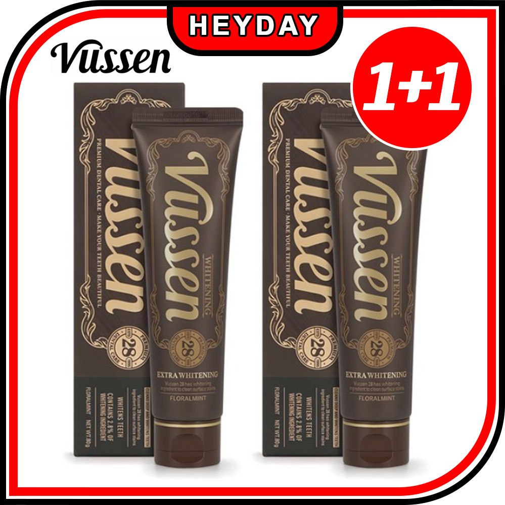 [Vussen 1+1] Korean Authentic Whitening Toothpaste Teeth Whitening ...