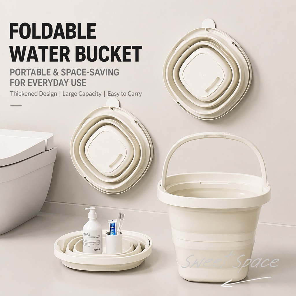 [SG Stock ] Multi-Purpose Collapsible Water Bucket 5/10L Foldable Pail ...