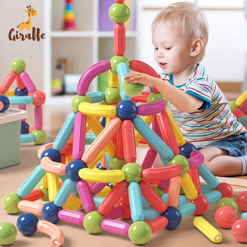 SG - Versatile Magnetic Rod Toy Children's magnetic building block ...