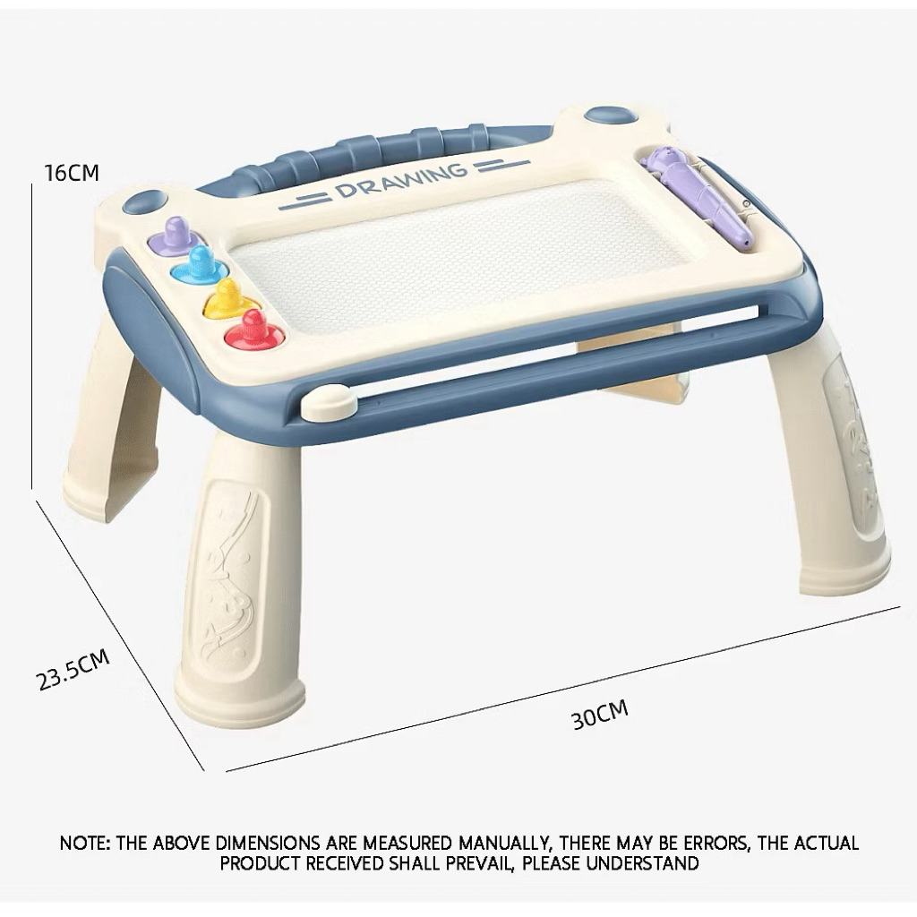 【SG】Color Drawing Board Magnetic Large Graffiti Writing Board Baby ...