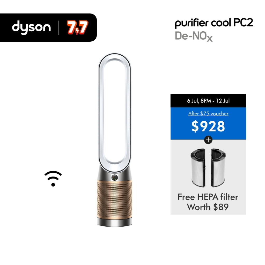 7.7 Specials] Dyson 2-in-1 Air Purifier Cool air purifier PC2 De