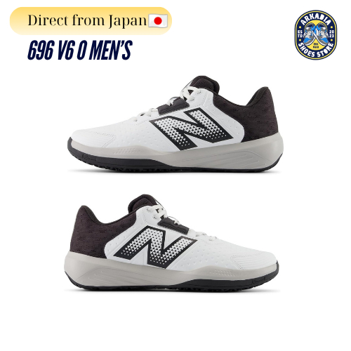 New Balance Tennis Shoes 696 v6 O Men's T6 (WHITE/BLACK) | Shopee Singapore