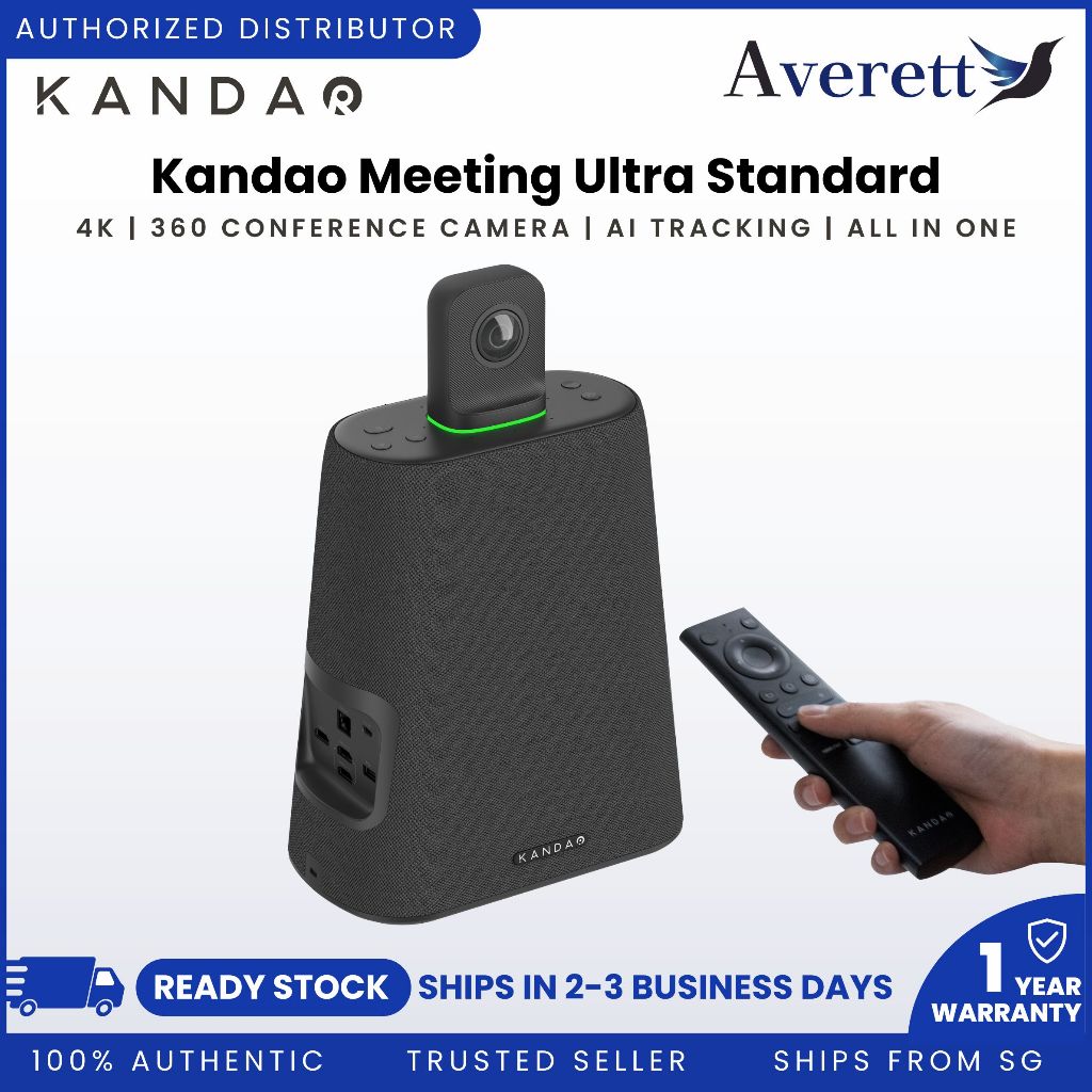 Kandao Meeting Ultra Standard 4K 360 All-in-One AI Tracking Conference ...