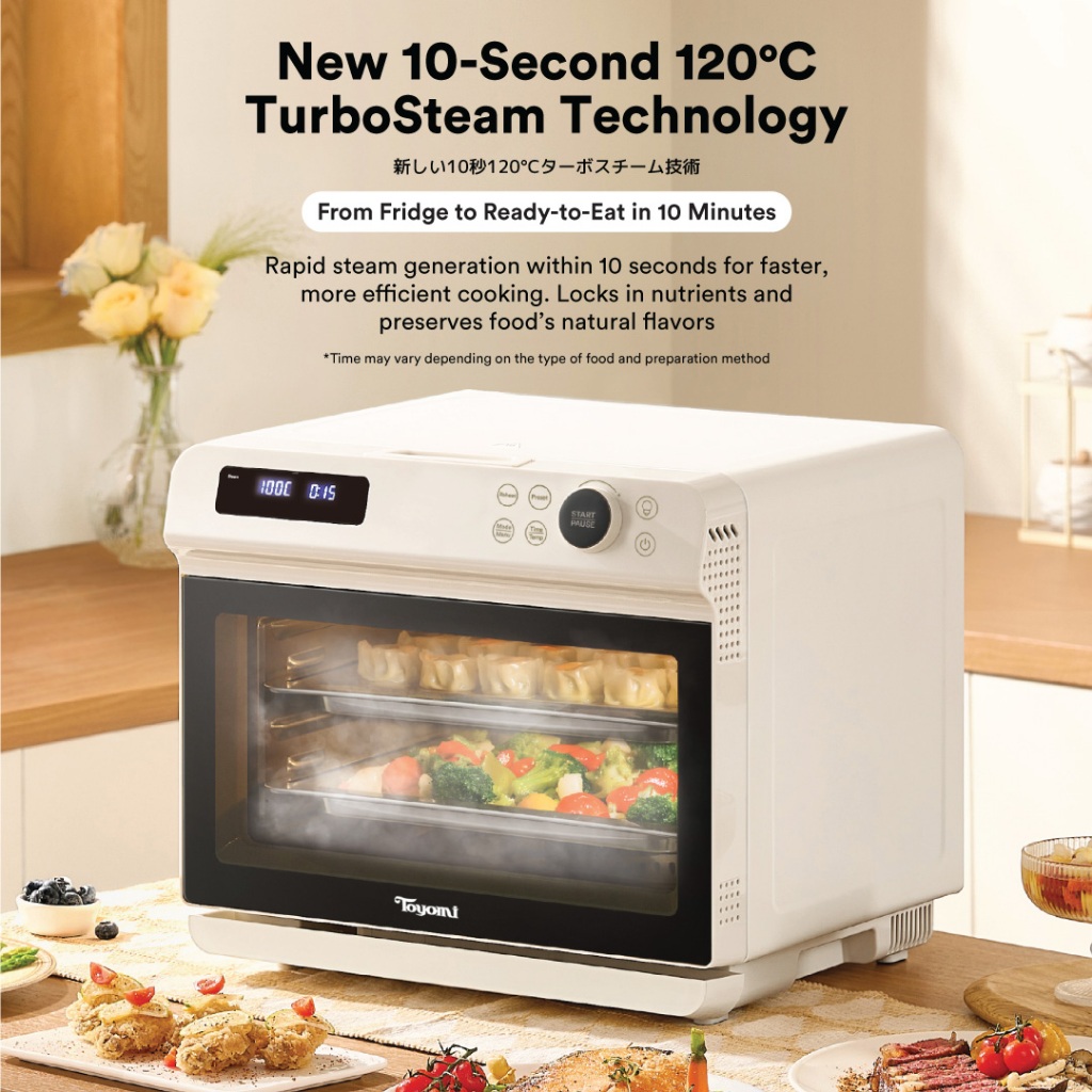 Toyomi 20L/32L Steam + Air Fryer Oven AFO 2075ST AFO 3275ST product listing photo 4