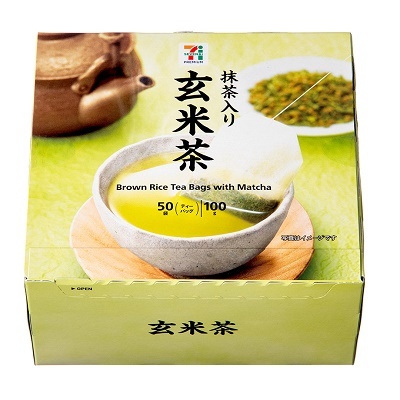 Matcha Green Tea with Roasted Rice Tea Bags (50 bags per box) x 4 boxes ...