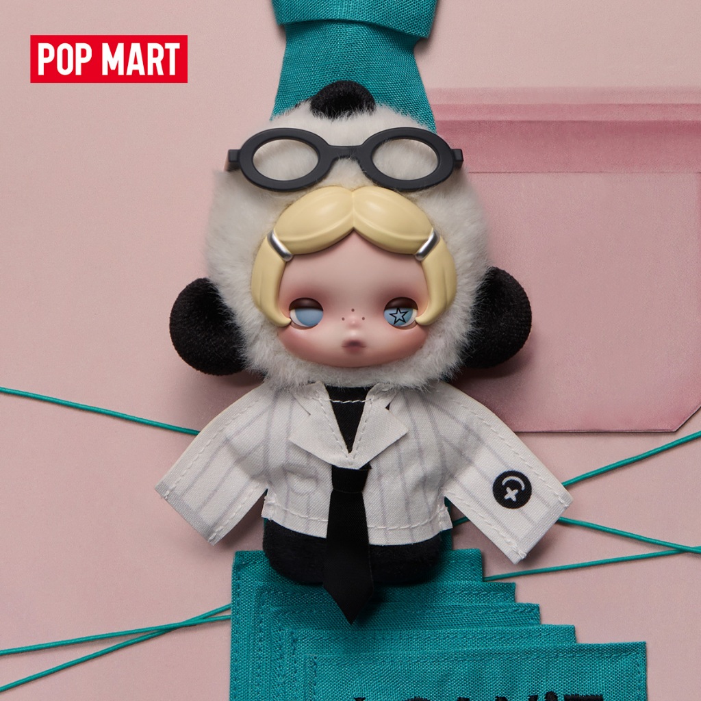 POP MART θ SKULLPANDA Off Mode Series Plush Doll Pendant Blind Box