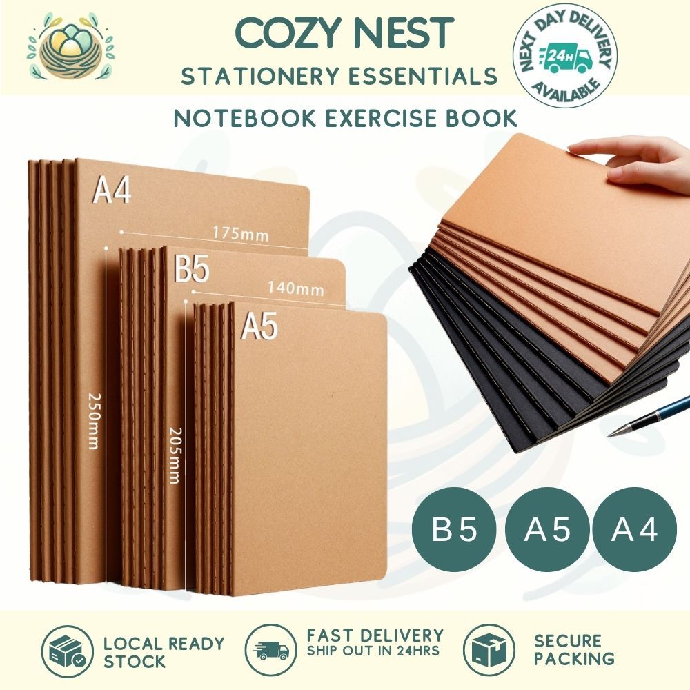 [Sg Ship] School Writing Notebook, Exercise Book , 80gsm , Lined ,Grid ...
