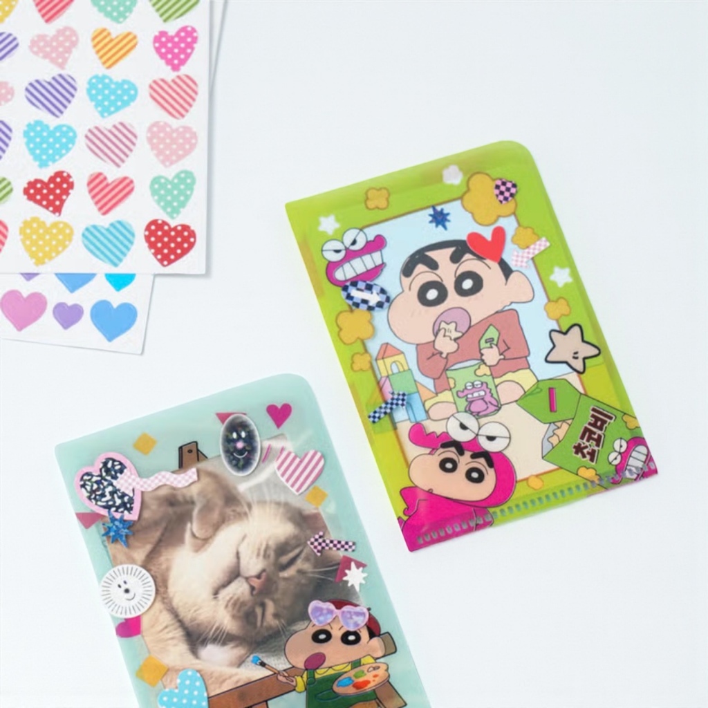[ Daiso Korea ] Crayon Shin-chan Mini L Folder (6 pcs) | Shopee Singapore