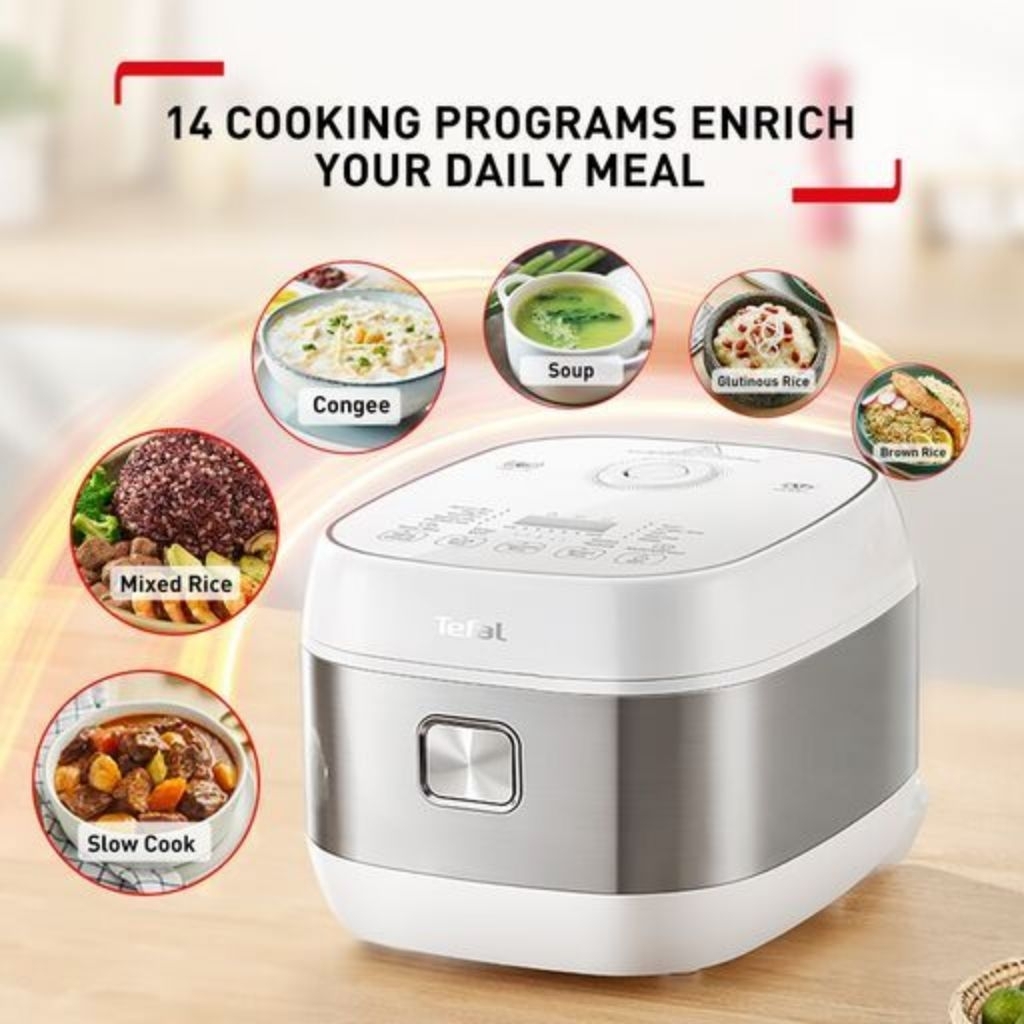 Tefal Spherical Pot Rice Cooker RK8131 | Shopee Singapore