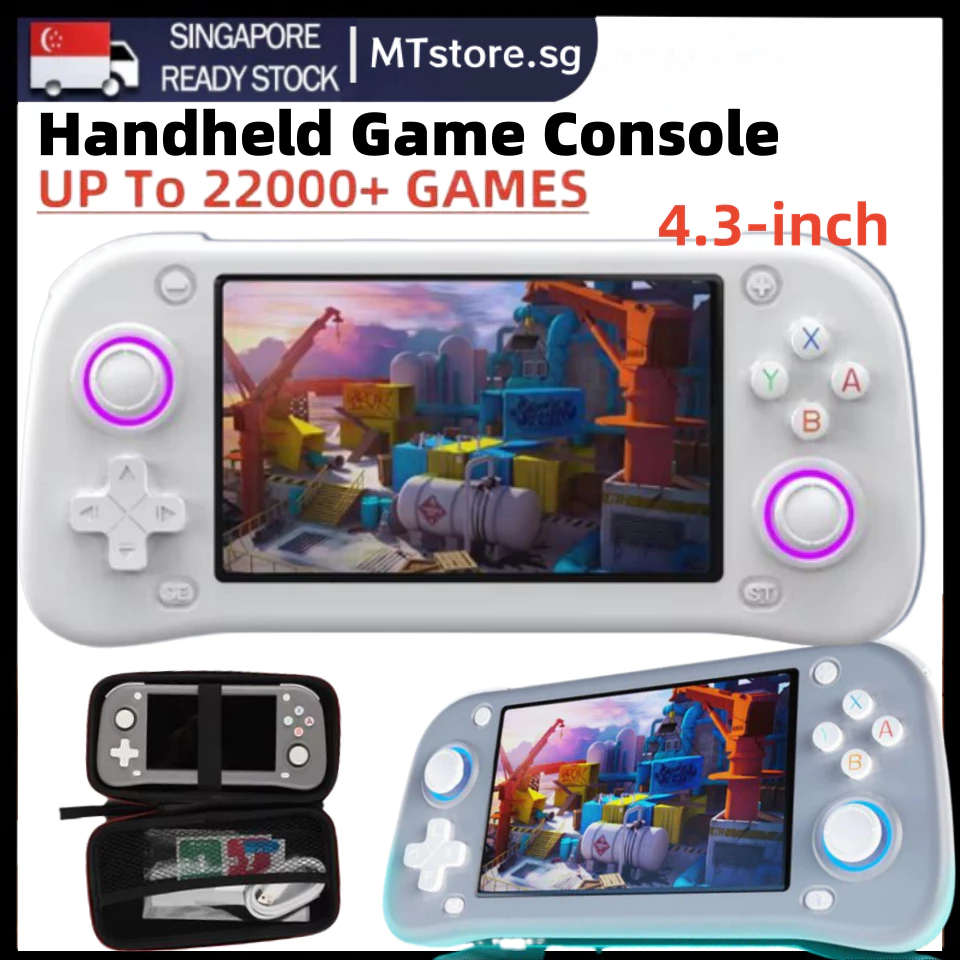 128GB Handheld Video Game Console 4.3 Inch IPS Screen Portable Pocket ...