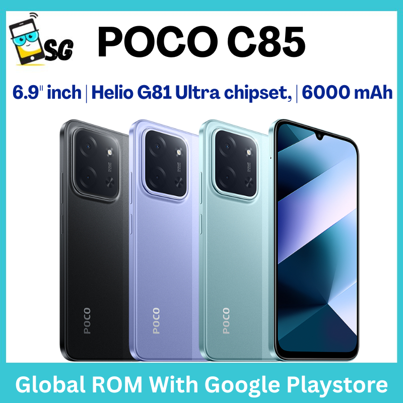 POCO C85 4G 6+6GB /128GB |6.9'' display, | Helio G81 Ultra chipset ...