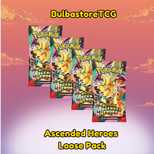 Pokémon TCG Ascended Heroes Loose Booster Packs | Shopee Singapore