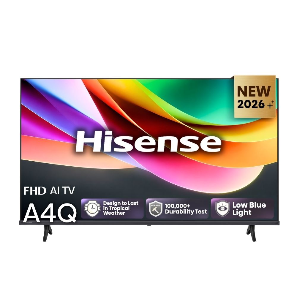 Hisense A4 40 inch AI TV | FHD | Natural Colour Enhancer | Dolby