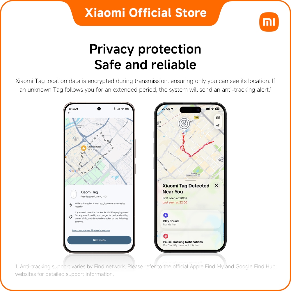 New Xiaomi tag|Compatible with Apple Find My and Google Android Find ...