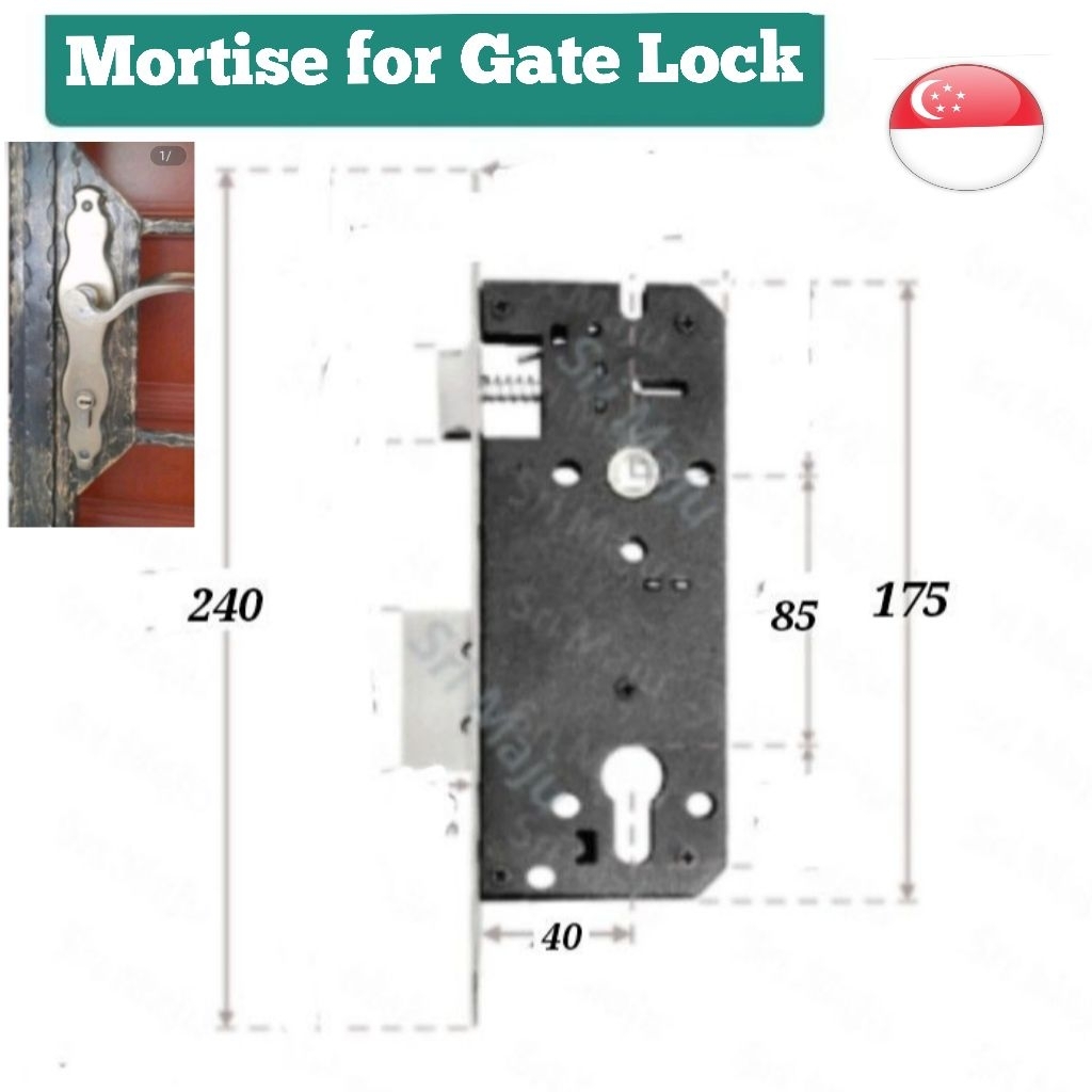 HDB Mechanical Mortise (Lock Body) | Shopee Singapore