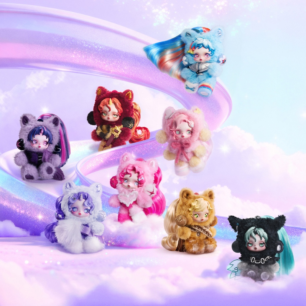 SKULLPANDA My Littie Pony 全８種類コンプリートセット POP MART θ SKULLPANDA x My Little Pony Series Plush Doll Pendant