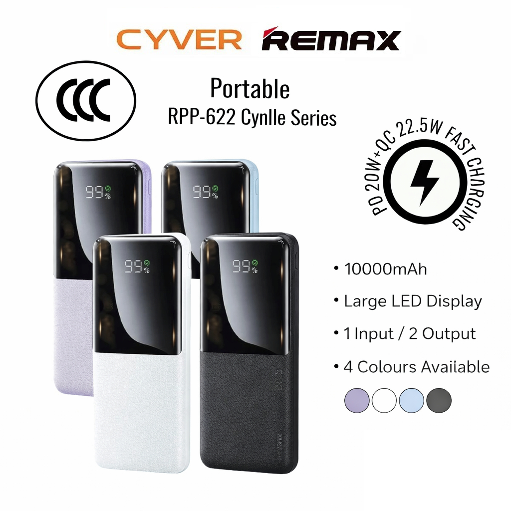 [3CCC] REMAX RPP-622/623 Ultra-Fast 20000mAh Portable Power Bank Type-C ...