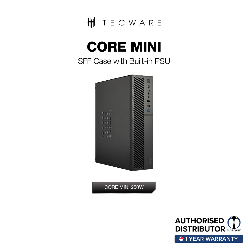 Tecware Core Mini SFF PC Case with 250W PSU | Shopee Singapore