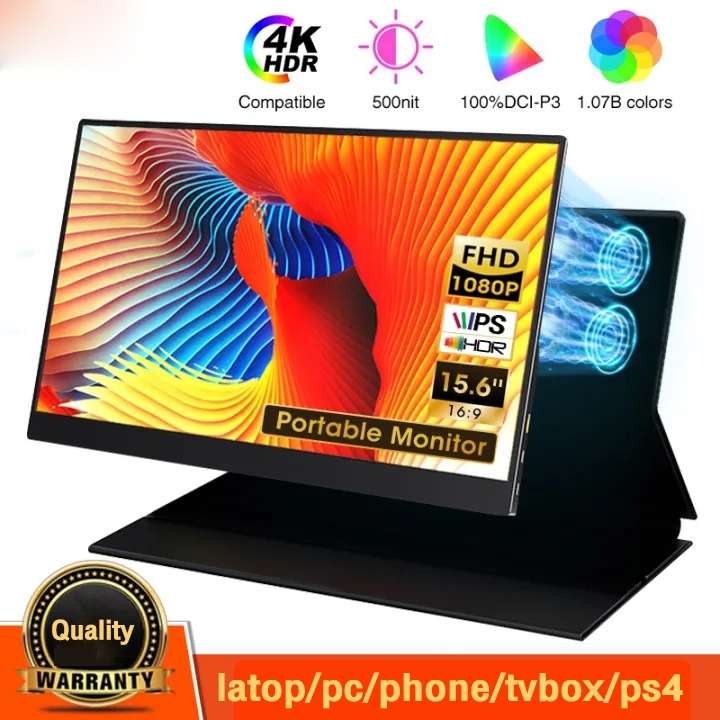 Portable Monitor1080P FHD with USB C HDMI Monitor Extension Screen for ...