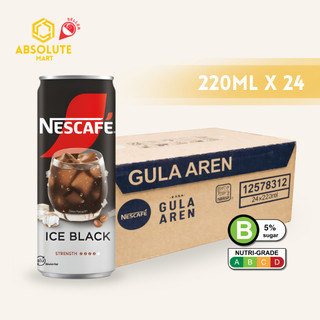 NESTLE Nescafe Ice Black 220ML X 24 (CAN) | Shopee Singapore