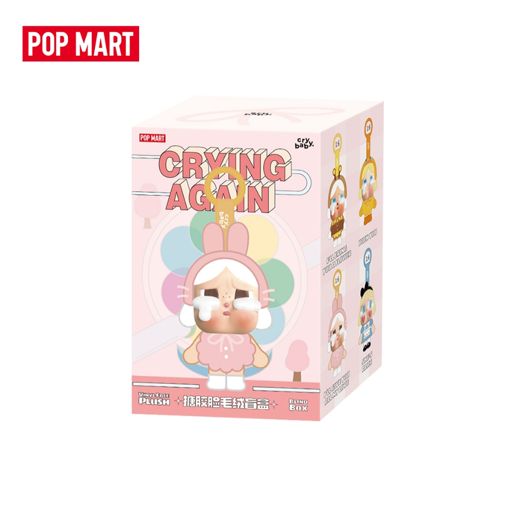 POP MART CRYBABY Crying Again Series-Vinyl Face Plush Blind Box