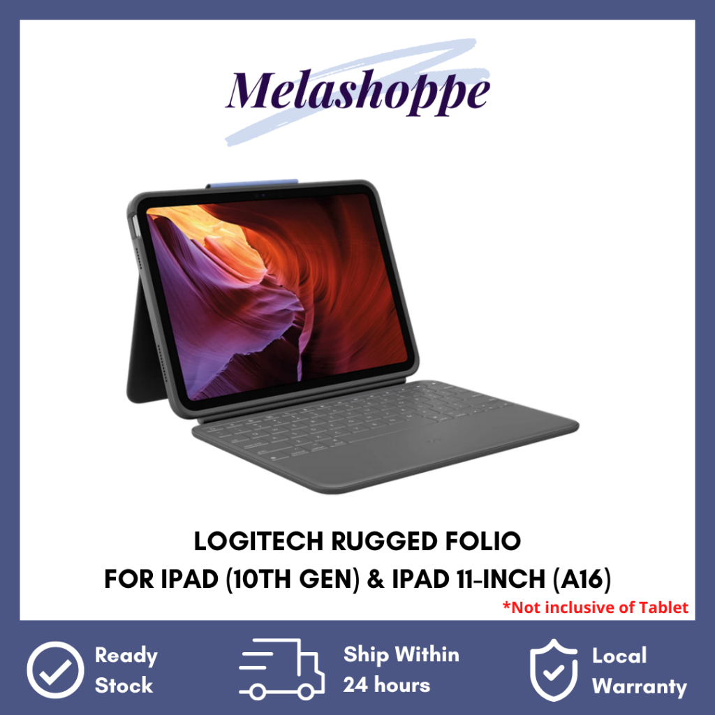 Logitech Rugged Folio for iPad (10th Gen) & iPad 11-inch (A16 ...