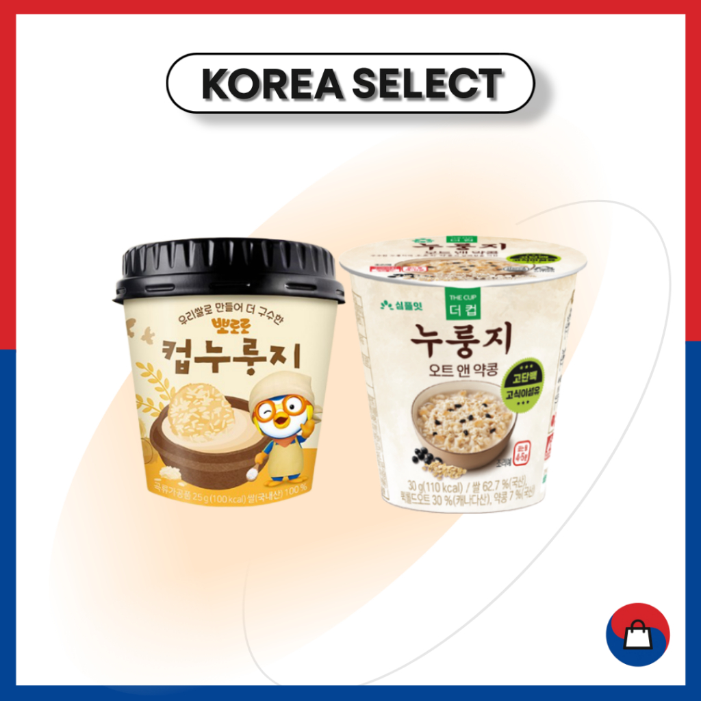 Simple Eat The Cup Nurungji Oat & Black Bean 30g / Pororo Cup Nurungji ...