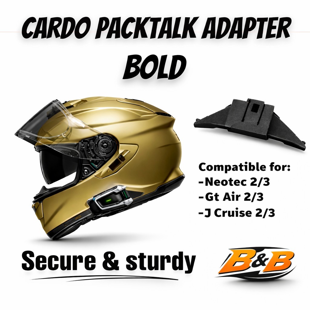 SG】Shoei Helmet Sena SRL 2/3 Cardo Packtalk Bold Edge Mount