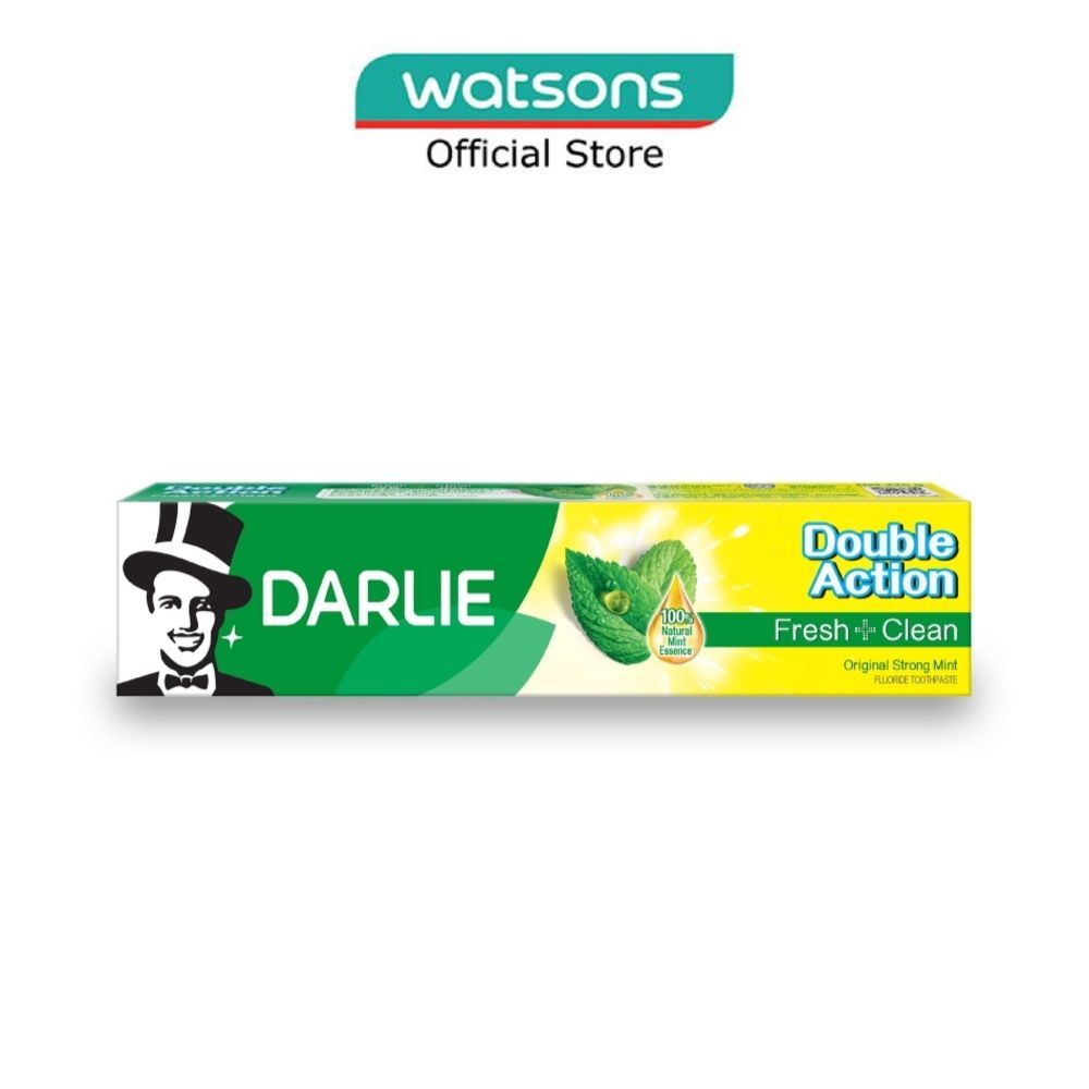 DARLIE Double Action Freshness Toothpaste Fresh + Clean Original Mint ...
