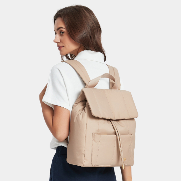 Leonda TGS Puffer Nylon Backpack - 14-inch laptop, A4 Size | Shopee ...