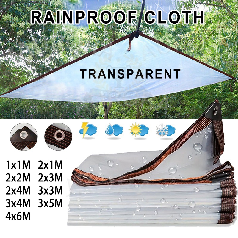 Thicken Waterproof Canvas Plant Canopy Shade Cloth Rainproof Cover ...