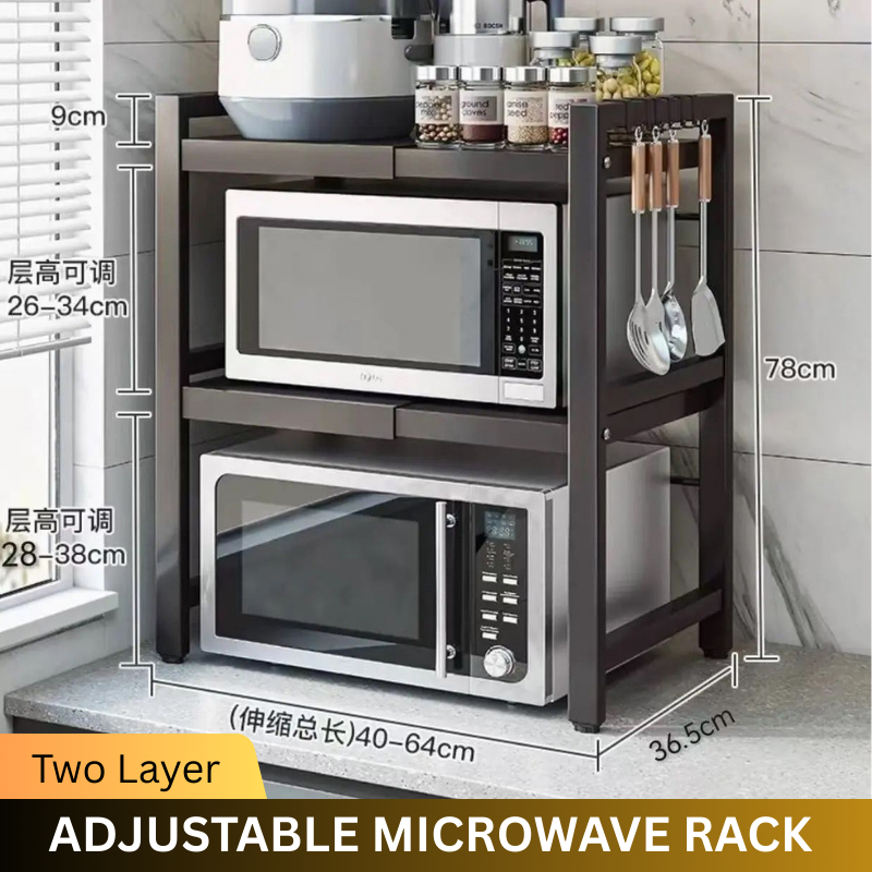 [SG] IMP HOUSE Steel Microwave Oven Rack / Shelf For Kitchen ...