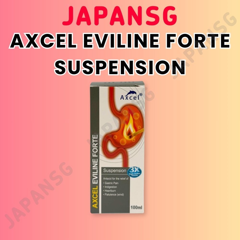 Axcel Eviline Forte Suspension 100ml (Antacid) | Shopee Singapore