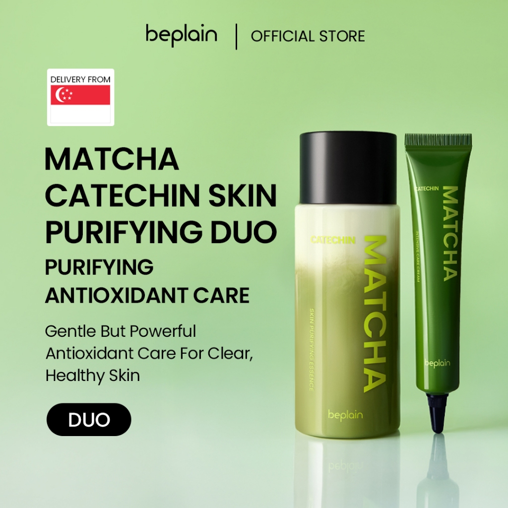 [SET] BEPLAIN OFFICIAL BEPLAIN MATCHA CATECHIN SKIN PURIFYING DUO ...