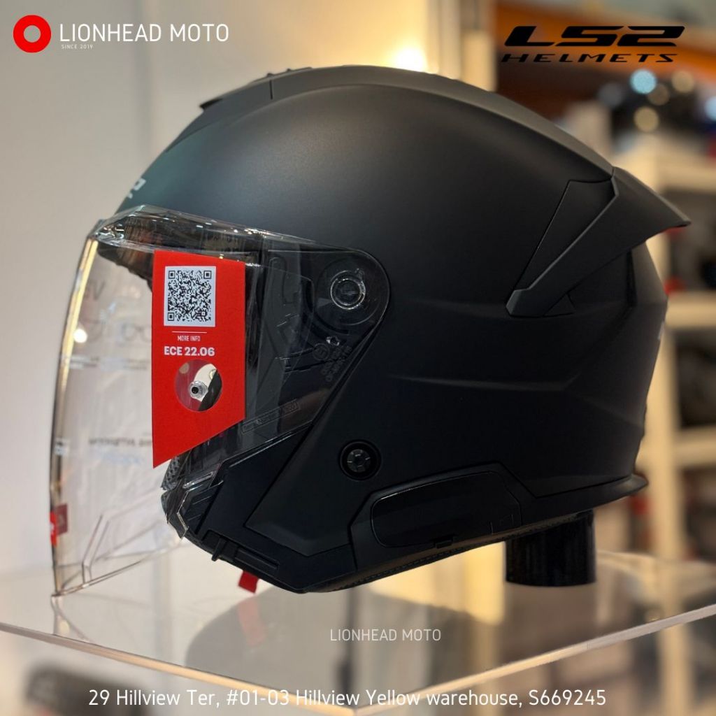 LS2 OF618 VERSO II MOTORCYCLE HELMET ECE2206 APPROVED | Shopee