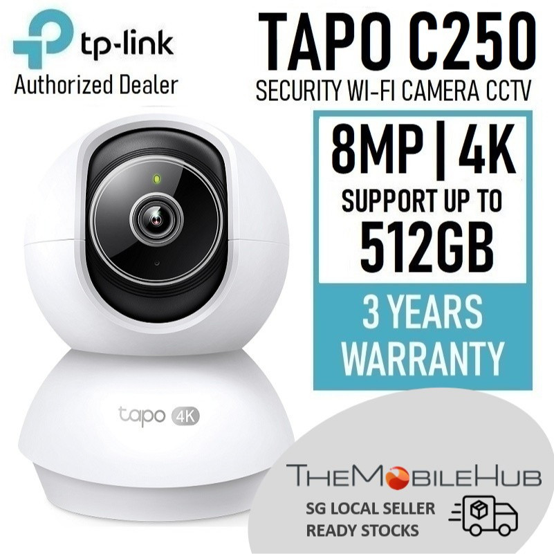 TP-Link Tapo C250 Security IP Camera WI-FI CCTV 4K 8MP Security Camera ...