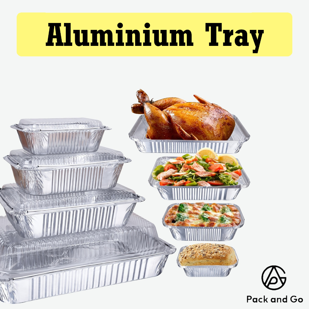 🔥Local Seller🔥 LACY's Aluminium Tray / Food Tray / Foil Tray ...