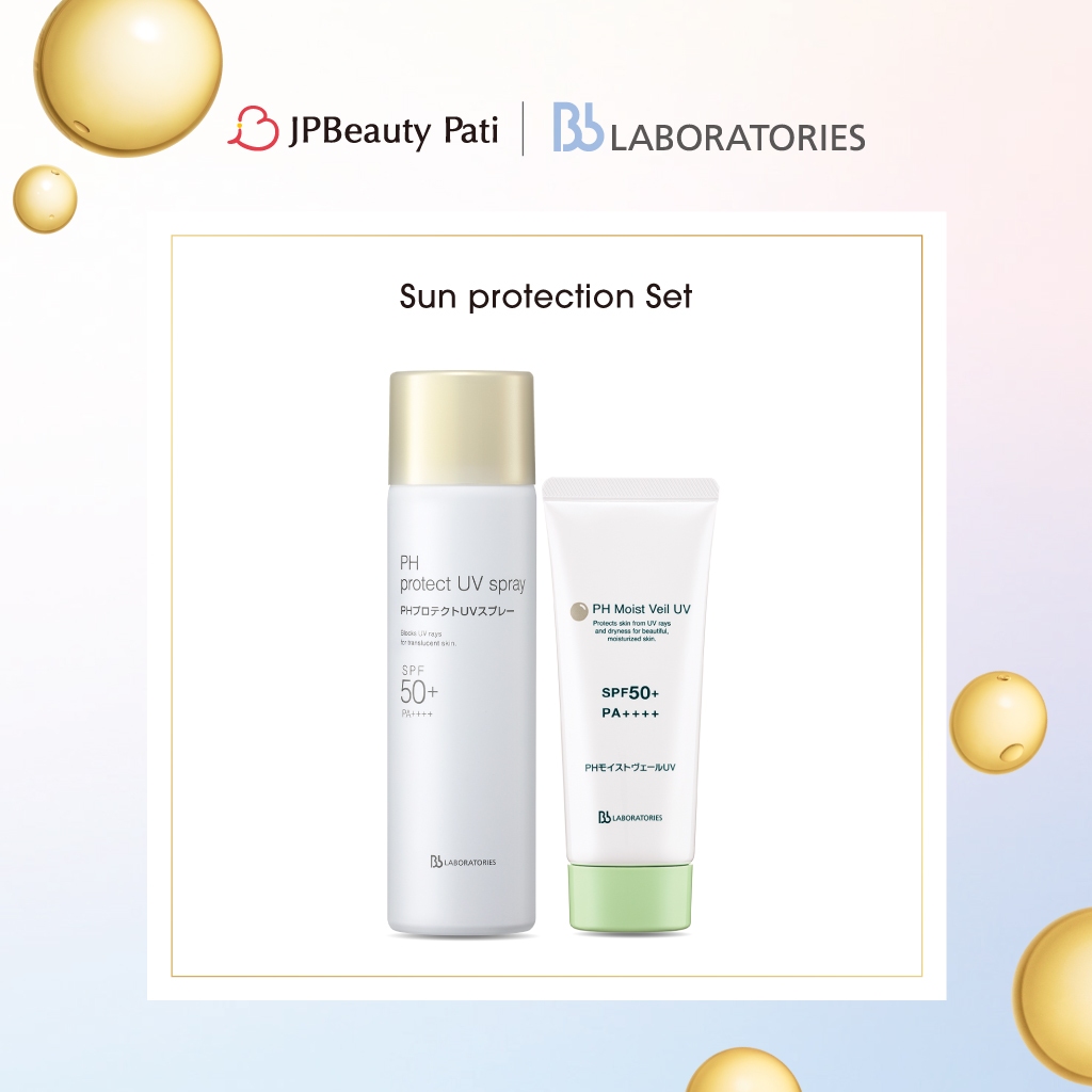 Bb LABORATORIES Sun protection Set (PH Moist Veil UV + PH Protect UV ...