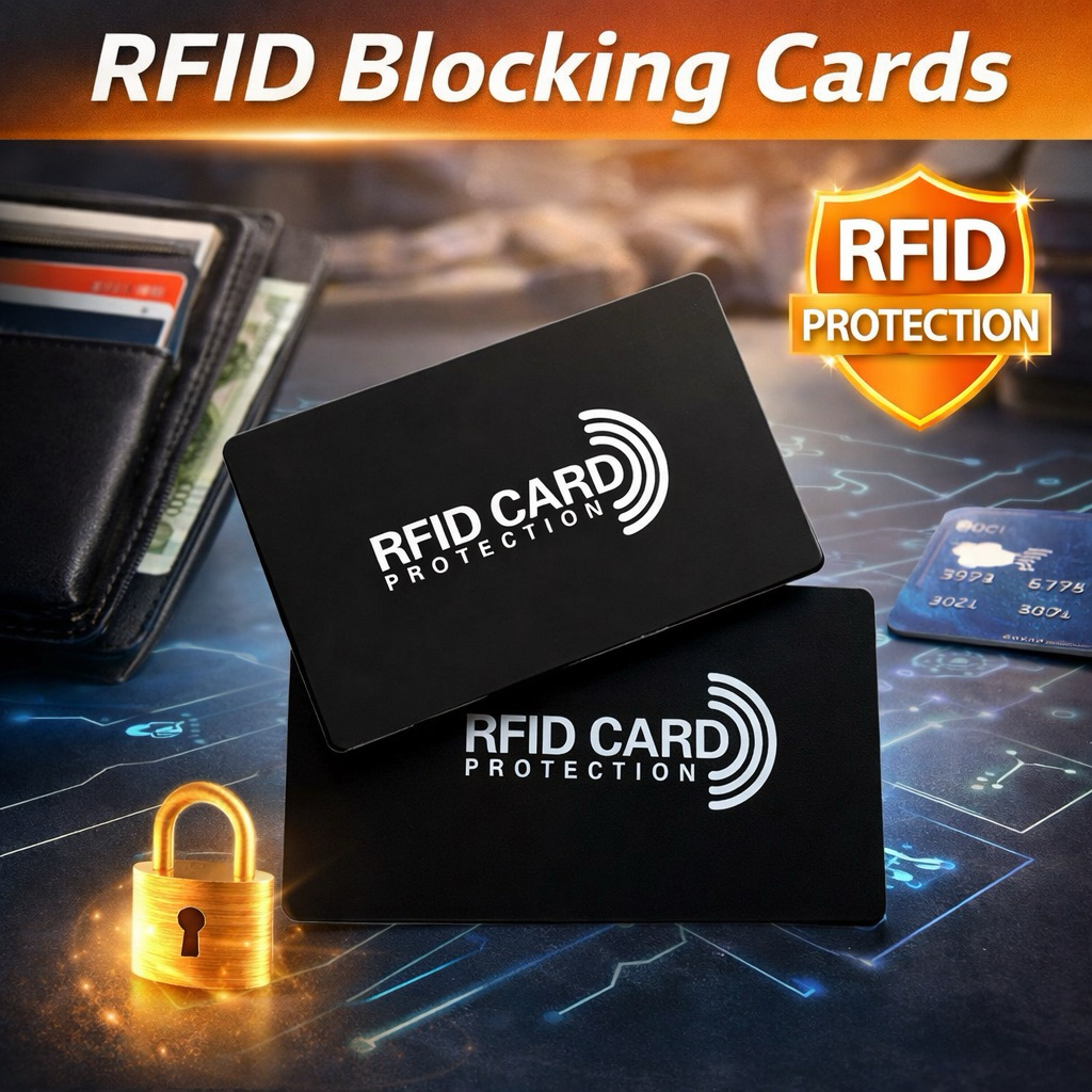 (Next Day Delivery) RFID Card Blocker Credit Debit Card Protector NFC ...