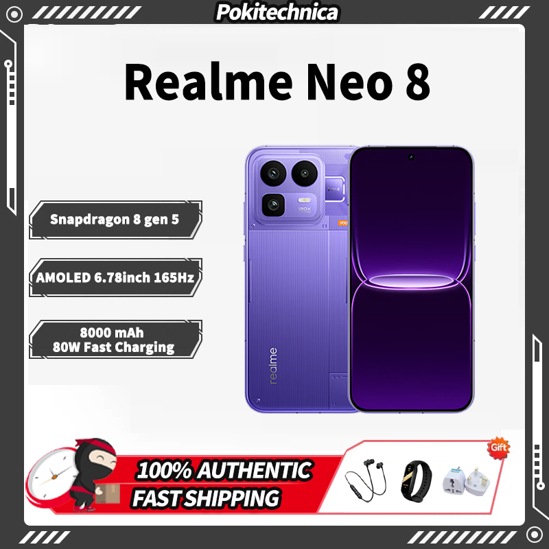 Realme Neo 8 Snapdragon 8 gen 5 AMOLED 6.78inch 165Hz 8000 mAh 80W