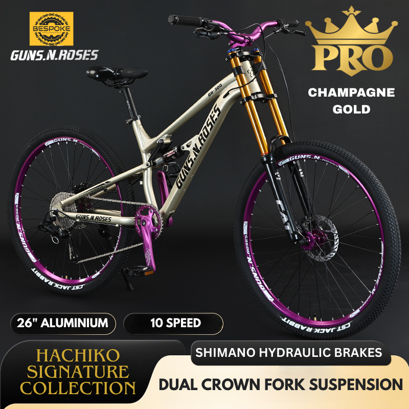 HACHIKO QH-300 PRO 26” Mountain Bike – Guns N Roses Series