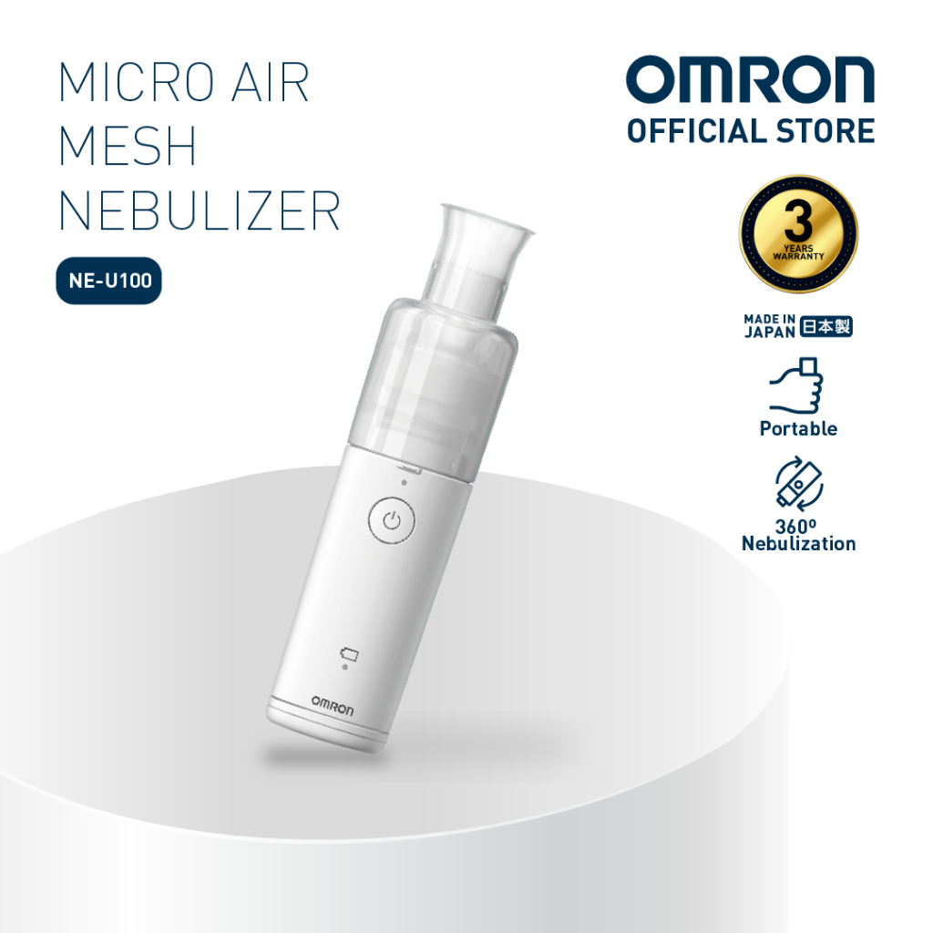 OMRON MicroAir Mesh Nebulizer NE-U100 [3Years Warranty] | Shopee Singapore