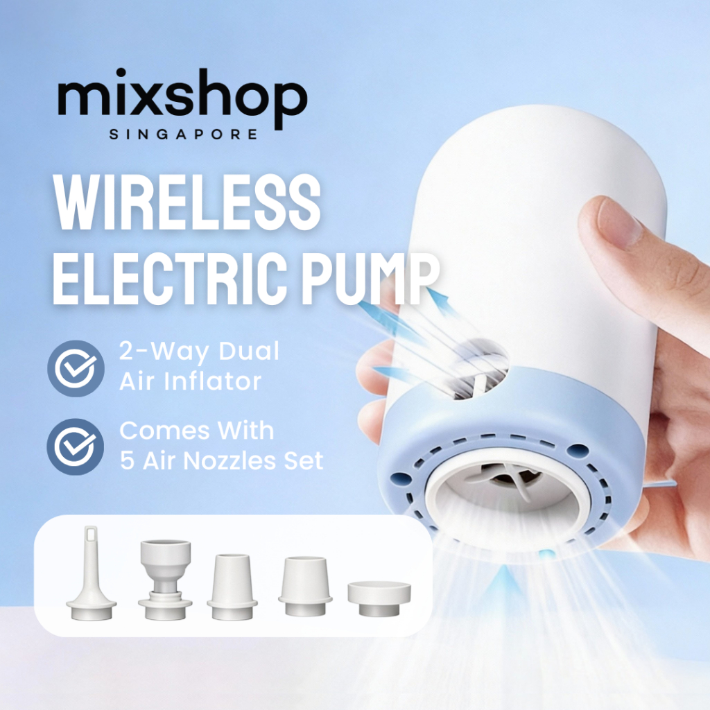 Mixshop Portable Wireless Electric Vacuum Pump – For Vacuum Storage ...
