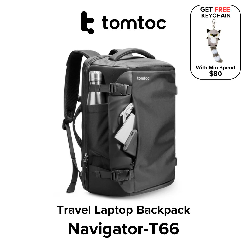 (PRE ORDER) tomtoc Navigator-T66 Travel Laptop Backpack | 40L - SHIPS ...