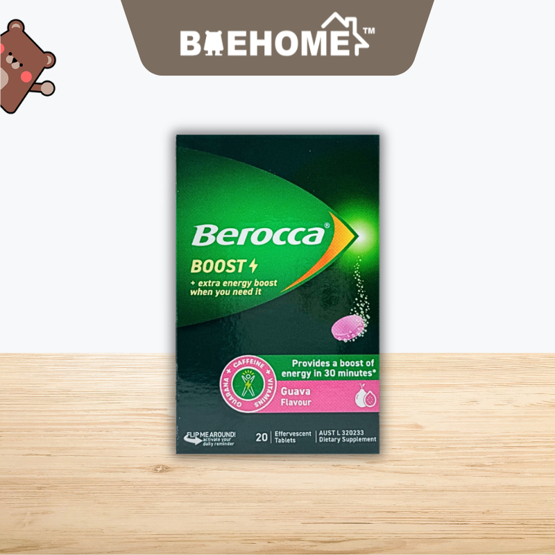 [SG l Authentic] Berocca Guava Boost Effervescent Tablets 20 tablets l ...